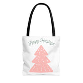 Happy Holiday Tote Bag, Reusable Canvas Tote Bags, Available in Different Size - Infinite Pack